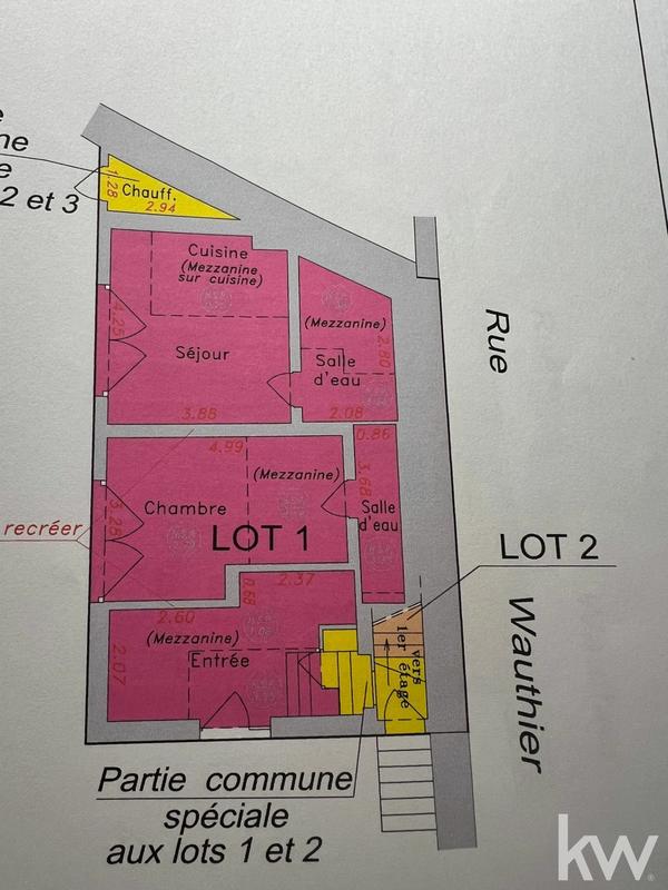 Appartement - 50 m² - 3 pièces