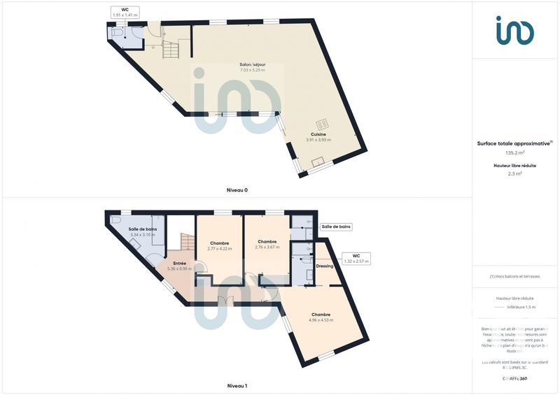 Maison - 137 m² - 4 pièces