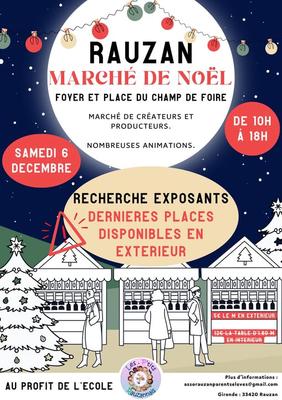 Marché de Noël à Rauzan