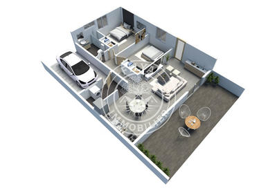 Maison - 71 m² - 3 pièces