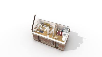 Maison - 68 m² - 3 pièces