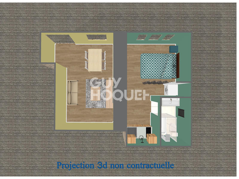 Appartement - 27 m² - 1 pièce