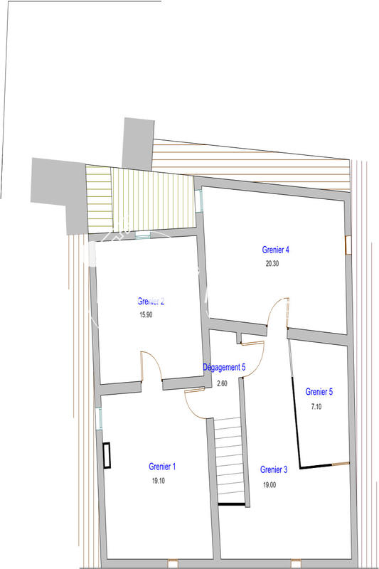 Maison - 100 m² - 6 pièces