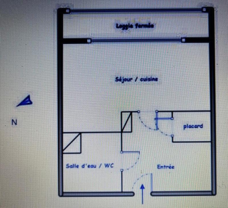 Appartement - 23 m² - 1 pièce
