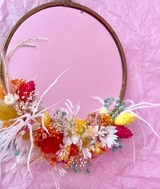 Atelier Miroir fleuri chez Deflorette