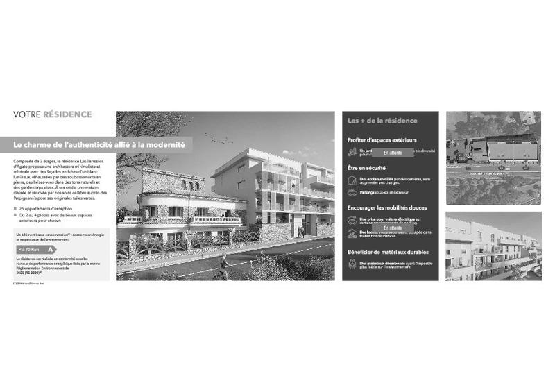 Appartement - 45 m² - 2 pièces