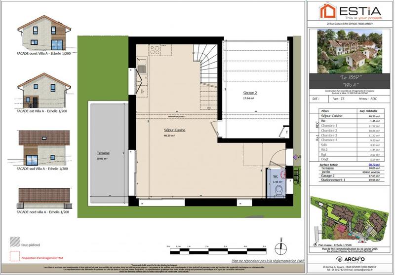 Maison - 98 m² - 5 pièces