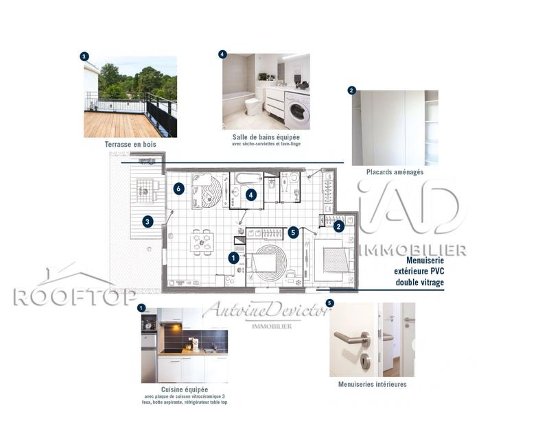 Appartement - 65 m² - 3 pièces