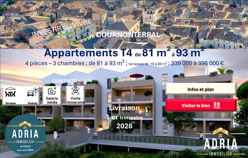 Appartement - 81 m² - 4 pièces