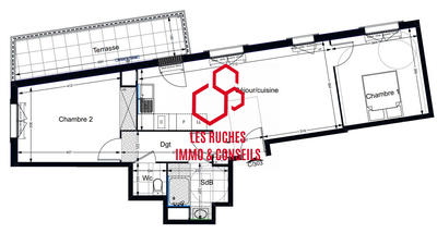 Appartement - 64 m² - 3 pièces