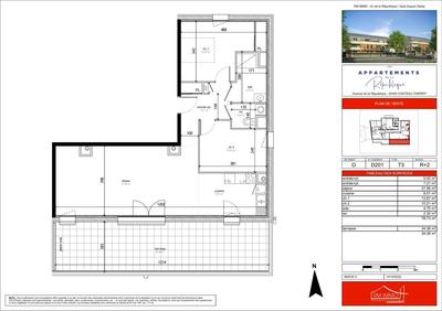 Appartement - 78 m² - 3 pièces