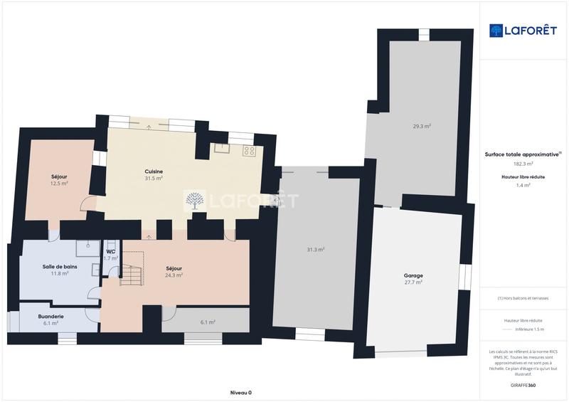 Maison - 190 m² - 8 pièces