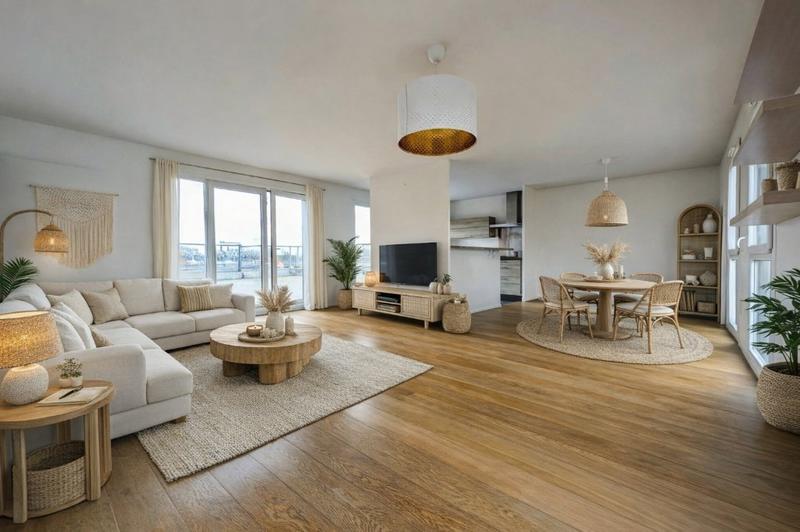 Appartement - 90 m² - 3 pièces