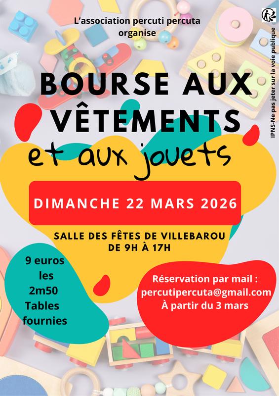 Bourse aux vêtements et aux jouets