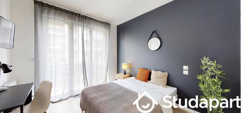 Chambre - 12 m² - 1 pièce