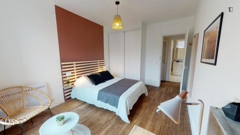 Chambre - 15 m² - 3 pièces
