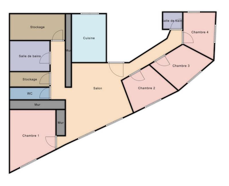 Chambre - 32 m² - 1 pièce