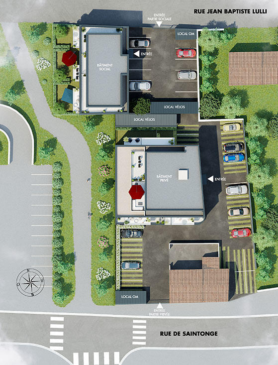 Appartement - 85 à 92 m² - 4 pièces