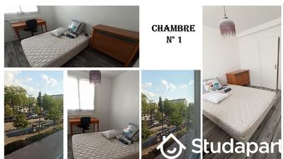 Chambre - 9 m² - 1 pièce