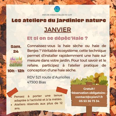 Atelier : et si on se dépêc’Haie ?