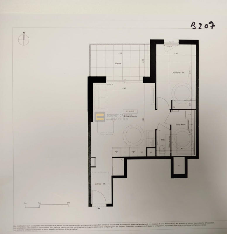 Appartement - 50 m² - 2 pièces