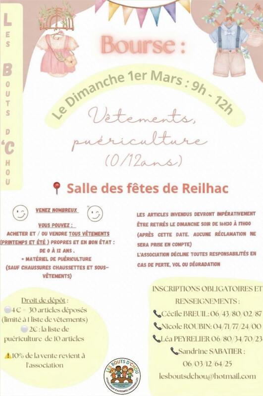Bourse aux vêtements et puériculture