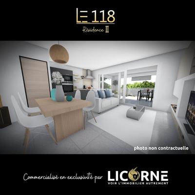 Appartement - 45 m² - 2 pièces