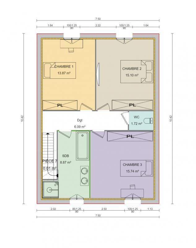 Maison - 126 m² - 5 pièces