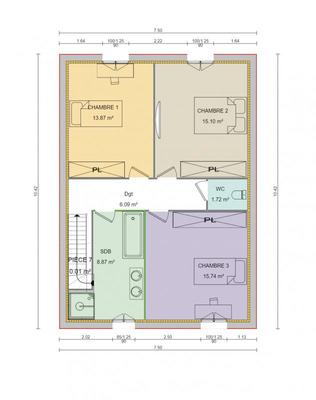 Maison - 126 m² - 5 pièces