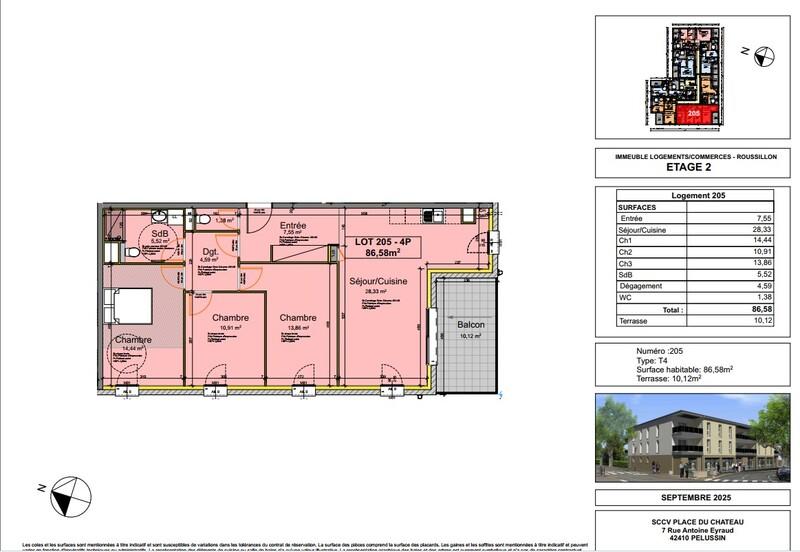 Appartement - 87 m² - 4 pièces