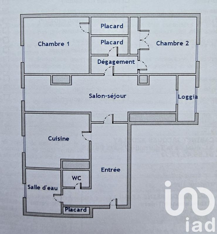 Appartement - 67 m² - 3 pièces
