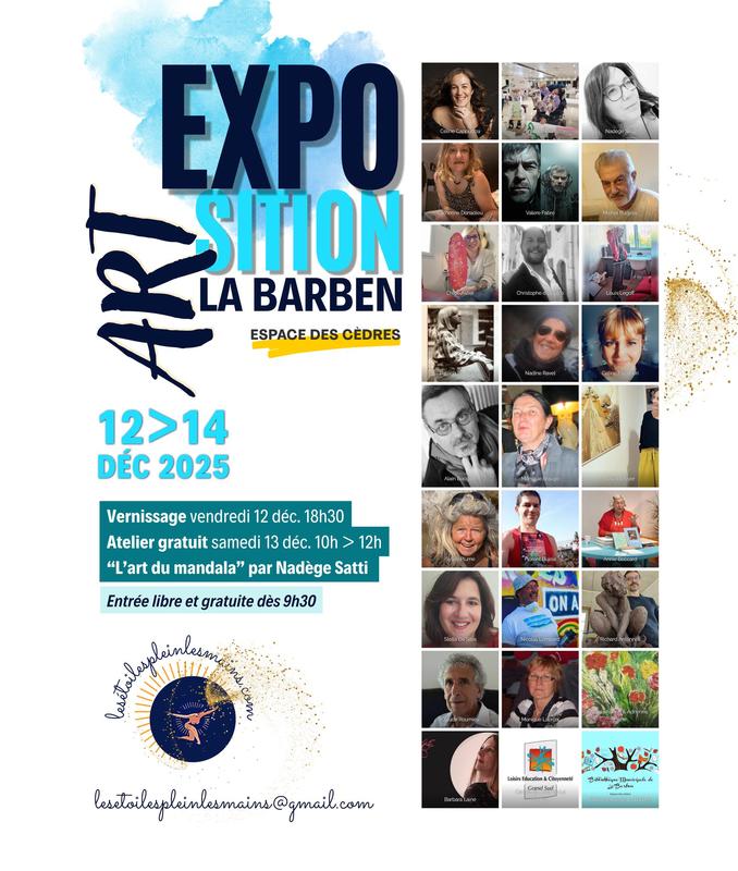 Exposition d'art à la Barben