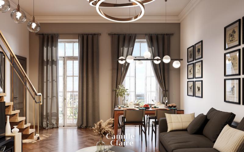 Appartement - 57 m² - 3 pièces