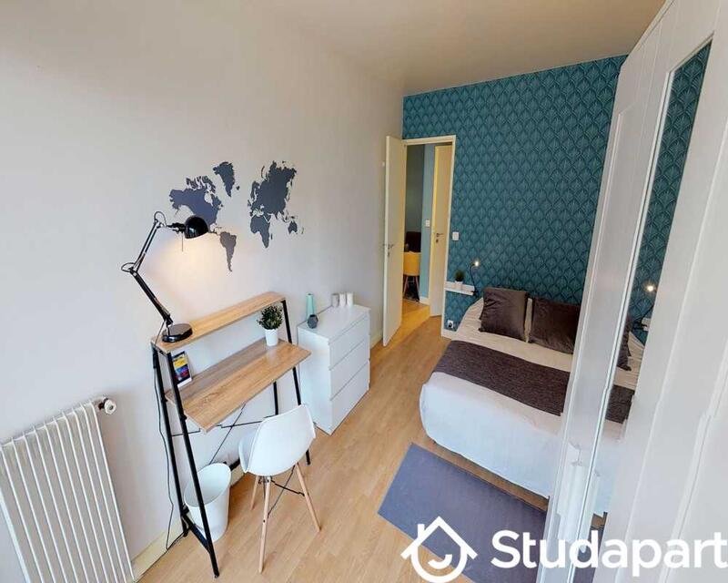 Chambre - 11 m² - 1 pièce