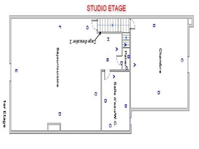 Maison - 75 m² - 3 pièces