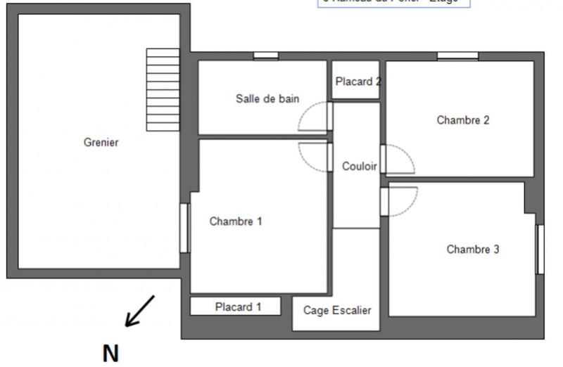Maison - 91 m² - 5 pièces