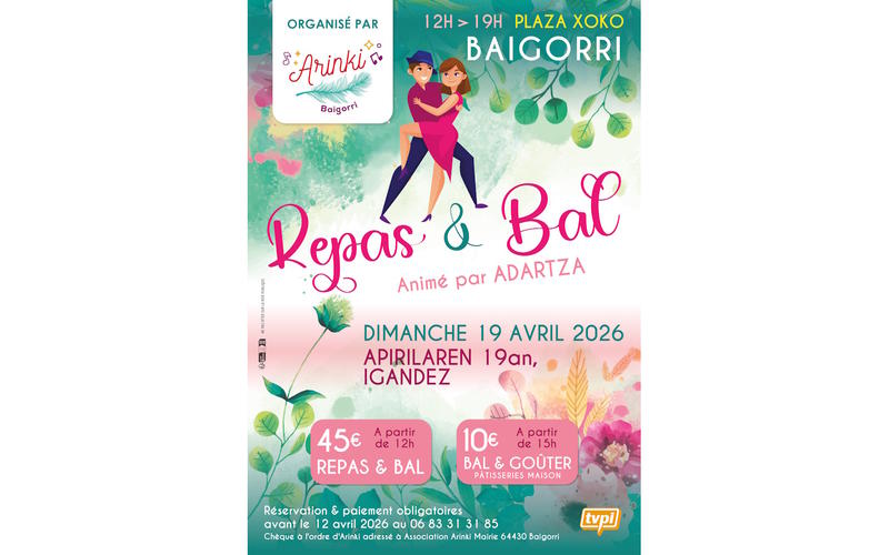 Repas et bal animé par Adartza