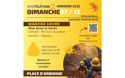 Téléthon : Marche jaune