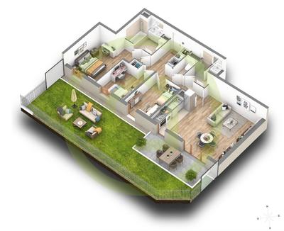 Appartement - 87 m² - 4 pièces