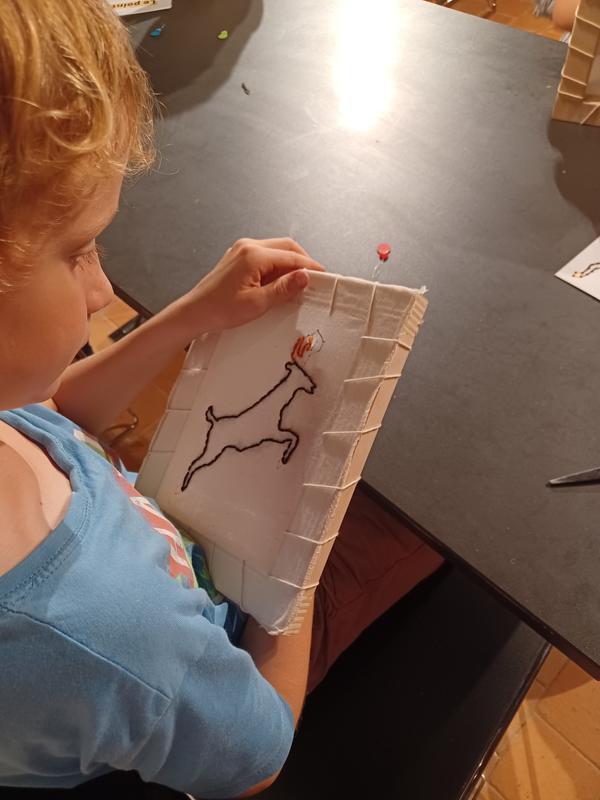 Atelier enfant "Bestiaire brodé" par le Manoir de la Cour