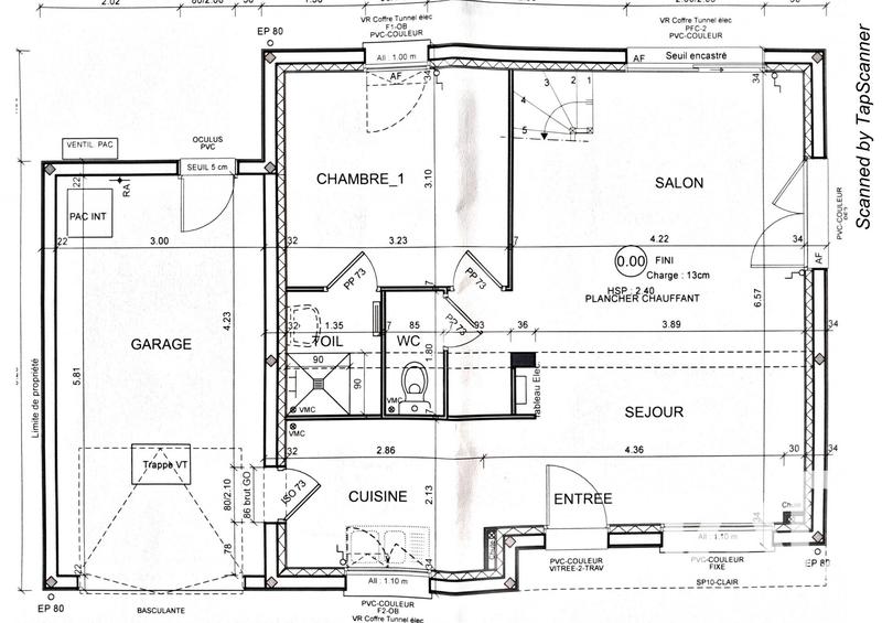 Maison - 80 m² - 5 pièces