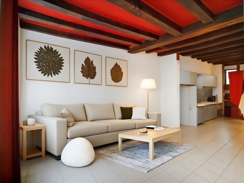 Appartement ancien - 68 m² - 3 pièces