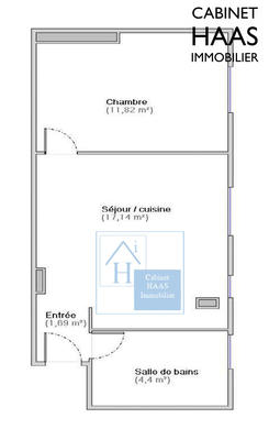 Appartement - 35 m² - 2 pièces