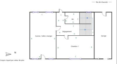 Maison - 90 m² - 4 pièces