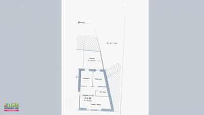 Appartement - 56 m² - 3 pièces