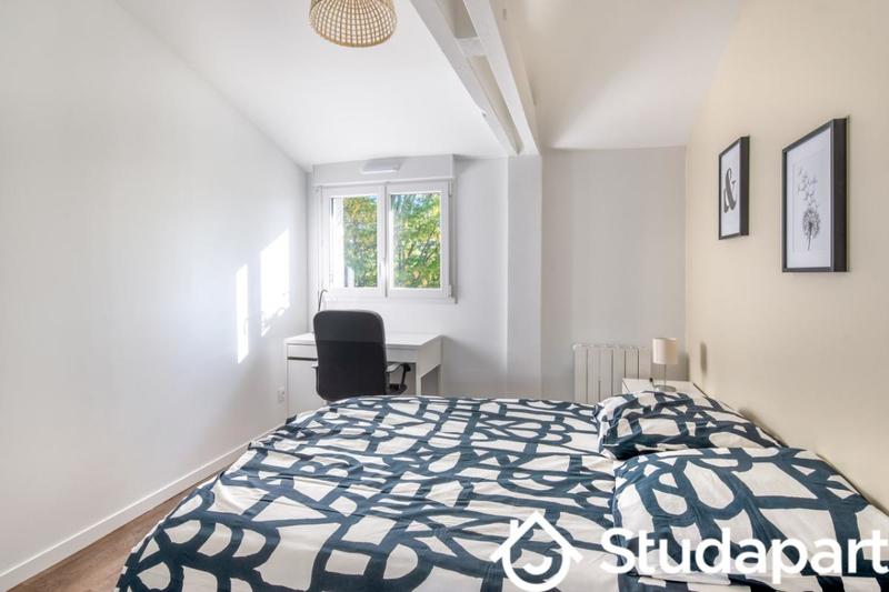 Chambre - 12 m² - 1 pièce