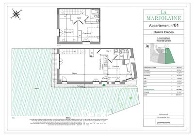 Appartement - 83 m² - 4 pièces