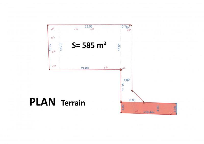 Terrain - 585 m²