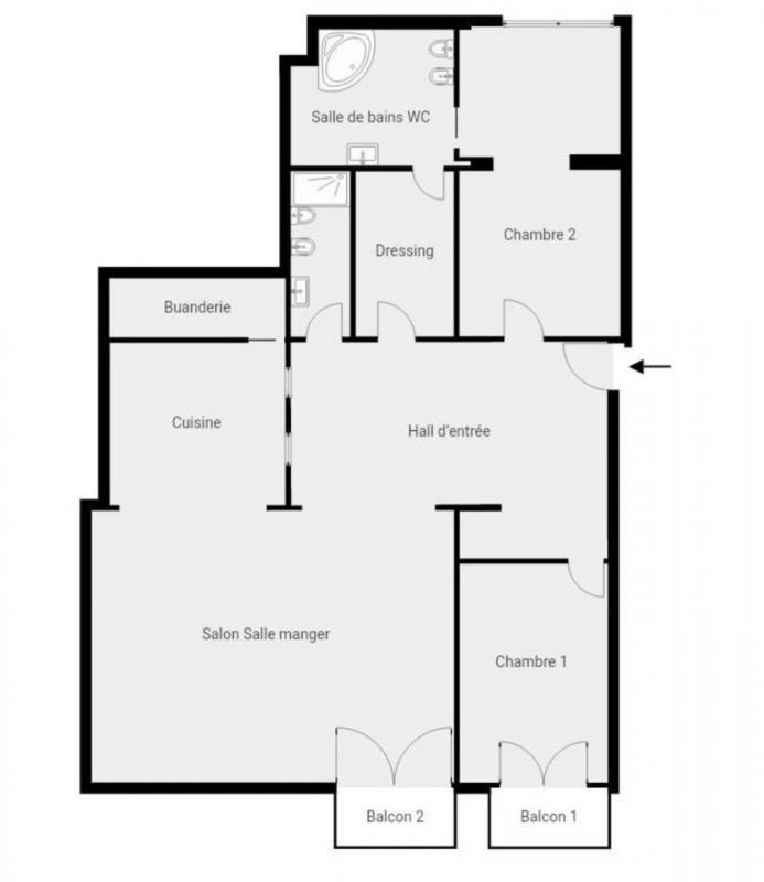 Appartement - 171 m² - 4 pièces