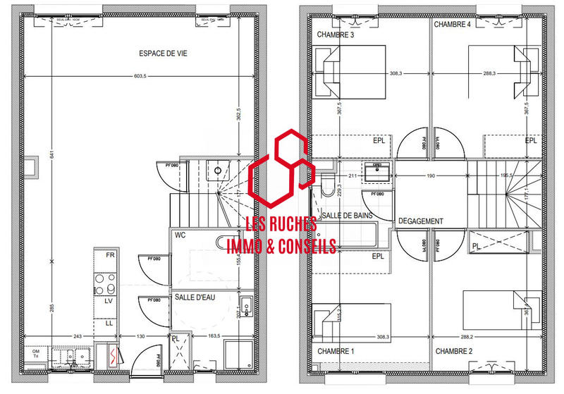 Appartement - 101 m² - 5 pièces
